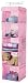 Whitmor 6636-1234-PINK Fashion Polypro Color Organizer Collection Hanging Accessory Shelves, Pink