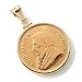 14K Gold 1/2 Oz. 1980 22K Krugerrand Coin Pendant