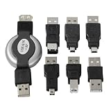 USB 6 Adaptor Convertor & Firewire Travel Kit