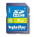 ByteStor 4GB SDHC Class 6 Memory Card
