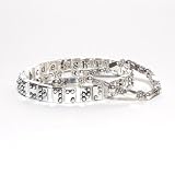 Braille Jewelry Alphabet Bracelet with Single Beaded Companion Bracelet