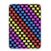 Colourful Squares (digital) by Louisa Knight - Mouse Mat Art247 Highest Quality Natural Rubber Mouse Mats - Mouse Mat