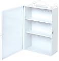 Durham 545-43 White Cold Rolled Steel 8 Unit Industrial Empty First Aid Cabinet, 10-1/4