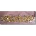 Bridal Wedding Tiara Crown With Gold Flowers 4652G6