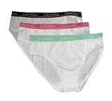 Calvin Klein Girls Solid White Bikini 3 Pack for girls