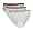 Calvin Klein Girls Solid White Bikini 3 Pack for girls - Small