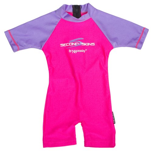 Childrens Toyshop  Toys : Second Skins :Sunsuit W' Backzip (24 Months) Cerise/Lilac