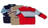Boys' Pullover Sweater with Stripes