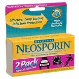 Neosporin First Aid Antibiotic Ointment (2 Tubes X 1 Oz Each)