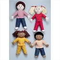 Down Syndrome Multicultural African Girl Brown Hair Doll