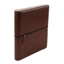 Wilson Jones WorkStyle Cut and Sewn Round Ring Binder, 1 Inch Capacity, Letter Size, Brown (W31901)