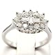 18ct White Gold 0.50ct Butterfly Style Diamond Ring Size K