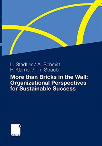 More than Bricks in the Wall: Organizational Perspectives for Sustainable Success: A tribute to Professor Dr. Gilbert Probst