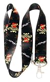 Ed Hardy Love Kills Slowly Lanyard Key Chain Holder