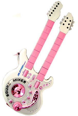 418tQIG47lL Electronic Guitar Mixer With Speaker and Flashing Lights  Pink