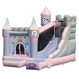 KIDWISE Princess Enchanted Castle Bounce House Bouncer with Slide