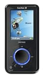 SanDisk Sansa e 260 Tragbarer MP3-Player 4 GB (inkl. microSD-Kartenslot, Videofunktion, Aufnahmefunktion) schwarz