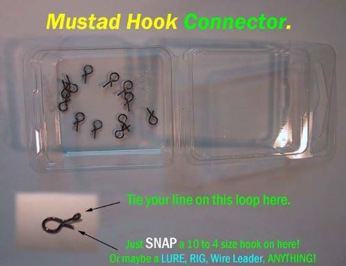 ONE HUNDRED (100) Mustad snaps (Size No.1)