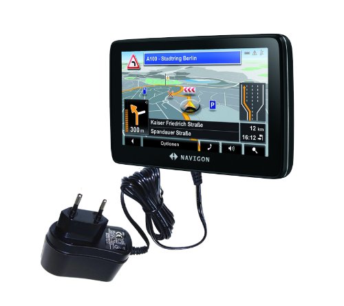 220V Steckerlader Navigon. Ladegerät mit 90° Spezialstecker für Navigon 2400 2410 Navigon 6310 Navigon 8410, 8450, Live Reiselader