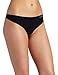 Calvin Klein Women's Invisibles Seamless Thong Panty, Black, X-Large