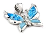 Millefiori Butterfly Pendant