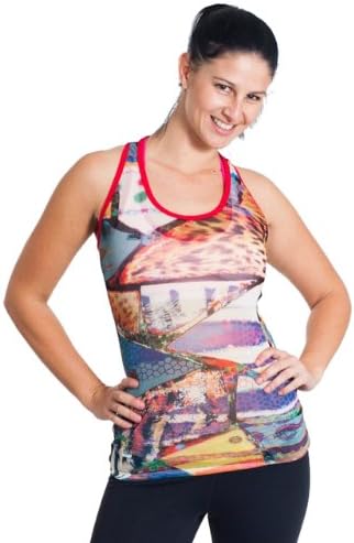 Sara Crave Women's Clothes, Stylish Women Singlet in Unique Printed Mesh Fabric