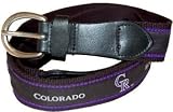The Mark Adult Canvas Material MLB Colorado Rockies Belt w/Buckle Closure - Size 34