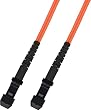 100M Multimode Duplex Fiber Optic Cable (50/125) - MTRJ to MTRJ