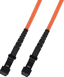 50M Multimode Duplex Fiber Optic Cable (50/125) - MTRJ to MTRJ