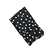 Kobwa(TM) Fashion Charming Beautiful Warm Beige Polka Dot Scarf Shawl,Black with Kobwa's Keyring