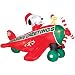 6 Ft. - Gemmy Christmas Airblown Inflatable - Peanuts Animated Snoopy and Woodstock Airplane