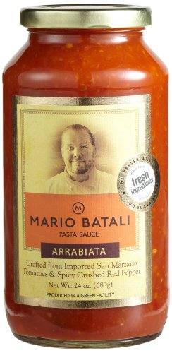 Mario Batali Arrabiata Pasta Sauce, 24-Ounce Glass Jars (Pack of 3)