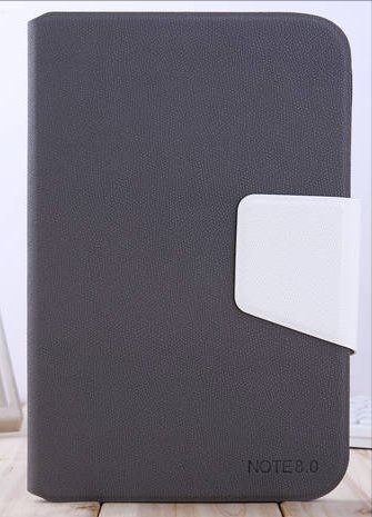  Stand Case cover for Samsung Galaxy GT - N5100 note 8.0 Android Table - Gray with inner White