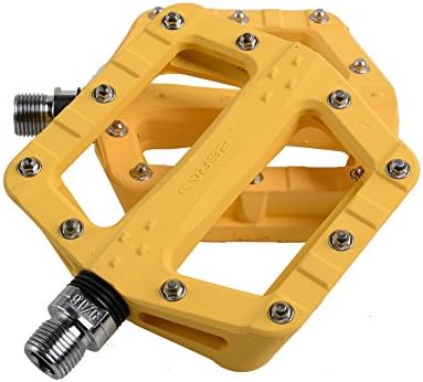 ZERAY Bike MTB BMX Platform Flat PC Pedals CNC Cr-Mo Spindle Axle 9/16