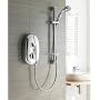 2.1539.393 Mira Vie 10.8kw Electric Shower in Satin & Chrome