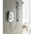 2.1539.393 Mira Vie 10.8kw Electric Shower in Satin & Chrome
