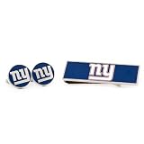 New York Giants Cufflinks and Money Clip Gift Set