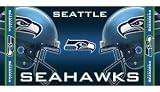 Seattle Seahawks Beach Towel Featuring Colorfast Team Graphics Fiber Reactive Printed