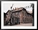 Entrance Gate with Lettering Arbeit Macht Frei, Auschwitz Concentration Camp, Poland Framed Art Poster Print by Ken Gillham, 39x31