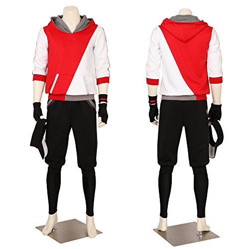 Men's Pokemon Go Trainer Team Valor Instinct Mystic Cosplay Costume
