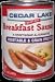 Cedar Lake Breakfast Sausage, 20 ounces (Case of 12 cans)