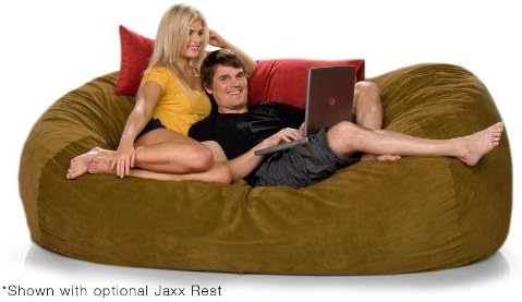 Bean Bag Chairs: Jaxx Grand Lounger in Microsuede