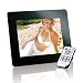 Intenso Photopromotor Digitaler Bilderrahmen (20,3cm (8 Zoll) Display, SD Kartenslot, Fernbedienung) schwarz