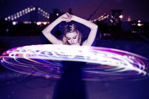 forpow Light Up Rave and Dance Hoop with 36 Led Lights