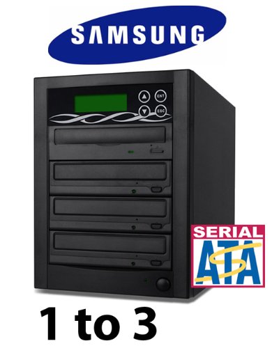 SATA DVD Duplicator Built-in Samsung Burner (1 to 3 Target) CD DVD Duplication Disc Copier