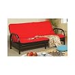 BLACK METAL FUTON SOFA BED FRAME