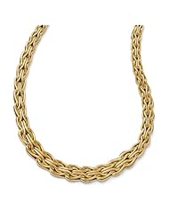 14k Yellow gold Leslies Polished Fancy Link Necklace