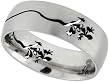 Stainless Steel 3/8 in. (9 mm) Comfort Fit Band w/ Lizard Cut-Outs