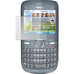 Nokia C3 CLEAR-Displayschutzfolie (6 St�ck)