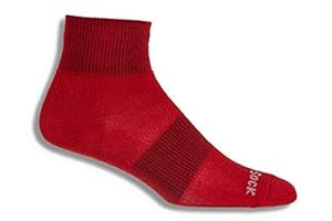 Wrightsock CoolMesh II Lightweight Socks, Red (Large)